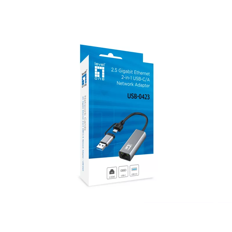 LevelOne USB-0423 scheda di rete Ethernet 2500 Mbit/s