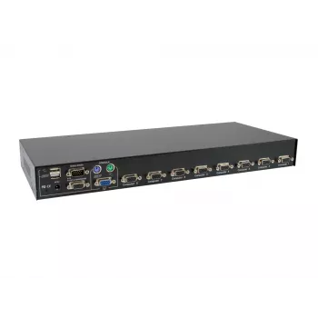 LevelOne switch KVM PS/2-USB VGA a 8 porte