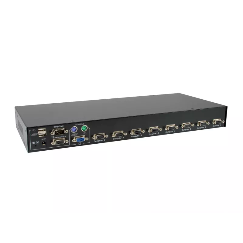 LevelOne switch KVM PS/2-USB VGA a 8 porte