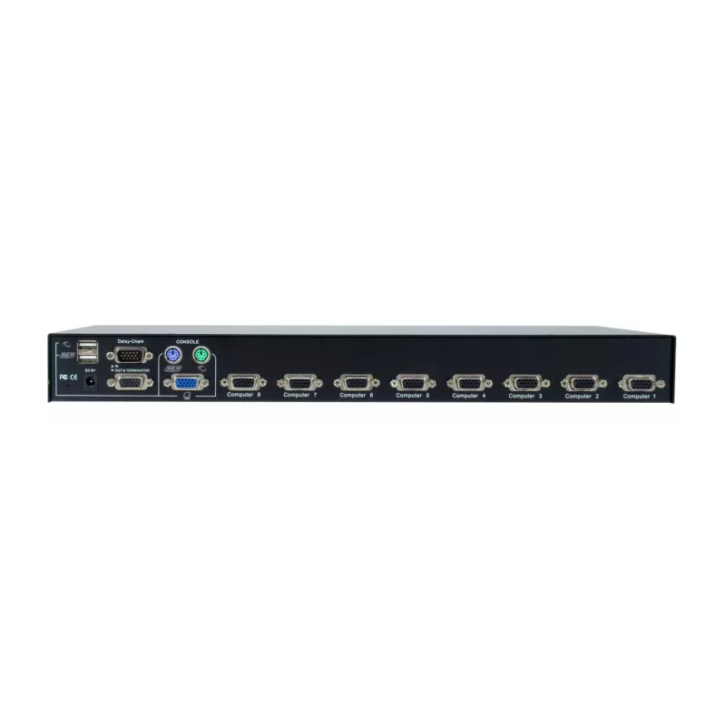 LevelOne switch KVM PS/2-USB VGA a 8 porte