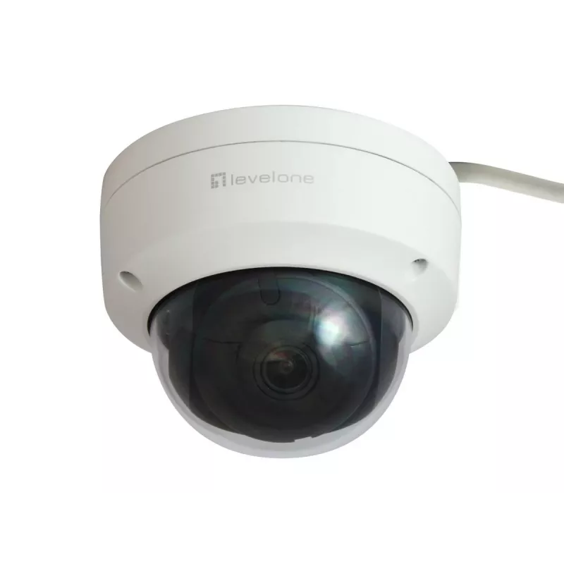 LevelOne GEMINI telecamera IP Fixed Dome, 6 megapixel, H.265, 802.3af PoE, interno/esterno