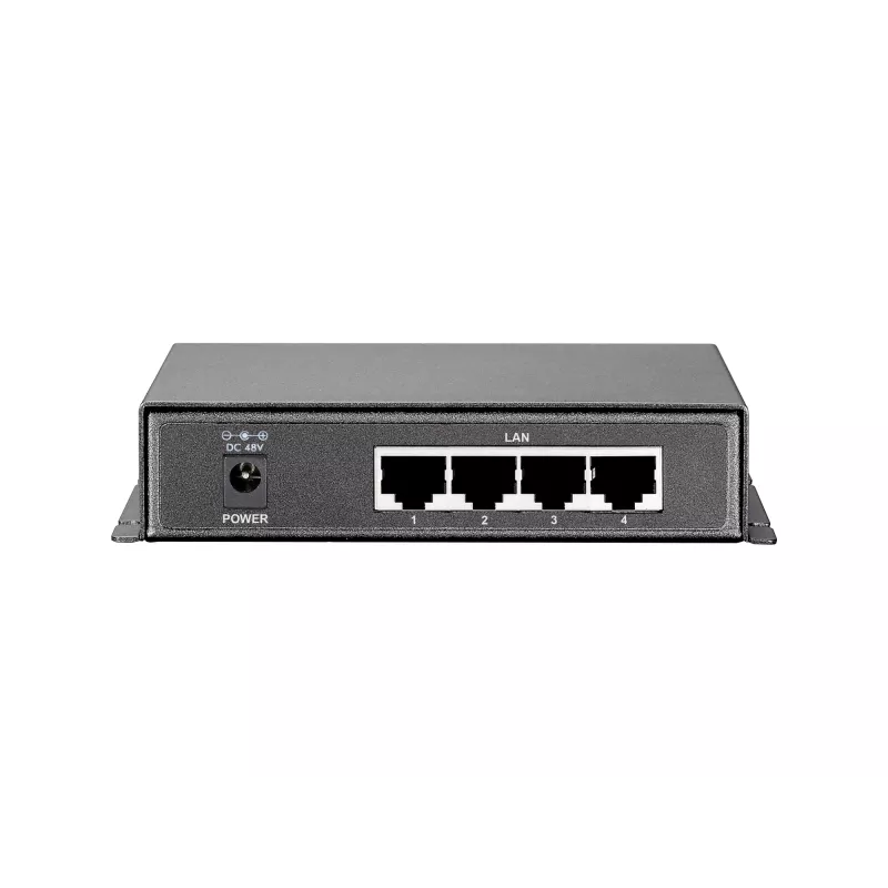 LevelOne switch Gigabit PoE a 5 porte, 61,6 W, 802.3af PoE, 4 uscite PoE, alimentatore incluso