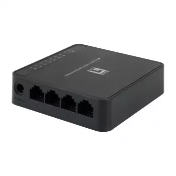 LevelOne FEU-0812 switch di rete non gestito Fast Ethernet (10/100) nero