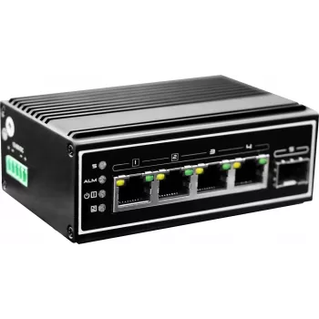 LevelOne IGP-0502 switch di rete non gestito Gigabit Ethernet (10/100/1000) Power over Ethernet (PoE) nero