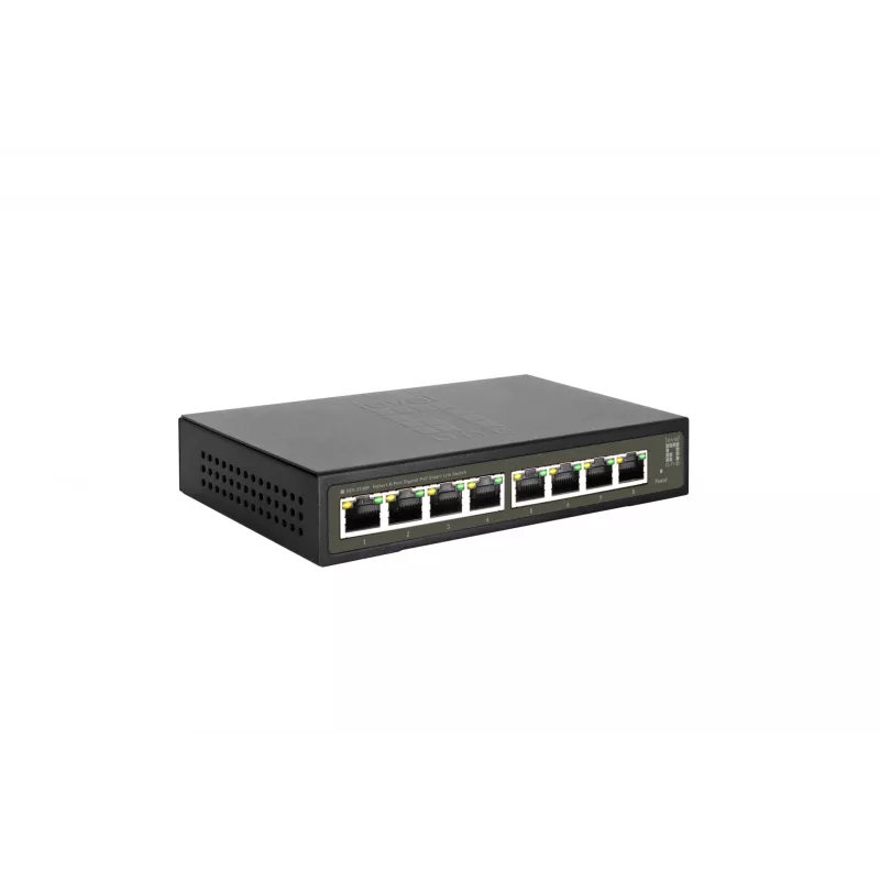 LevelOne Hilbert switch Smart Lite Gigabit PoE a 8 porte, 802.3at/af PoE, 8 uscite PoE, budget PoE 112,8W