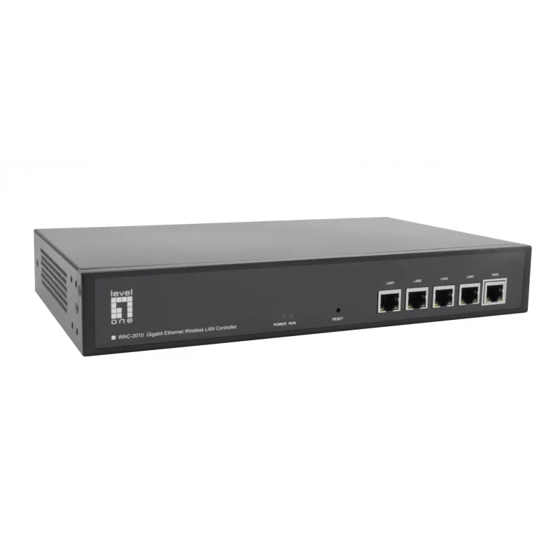 Controller wireless LAN Gigabit Ethernet LevelOne, gestione fino a 128 AP