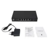 Switch 5 porte unmanaged 2.5G Ethernet LEVELONE GEU-0525 — 5× 2.5G RJ-45, unmanaged, switching 25 Gbit/s, montaggio a parete