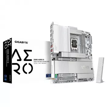 Scheda madre GIGABYTE Z890 AERO D - supporta CPU Intel Core Ultra (serie 2), VRM 16+1+2 fasi, fino a 9500MHz DDR5 (OC), PCIe 5.0 M.2, Wi-Fi 7, Thunderbolt 5