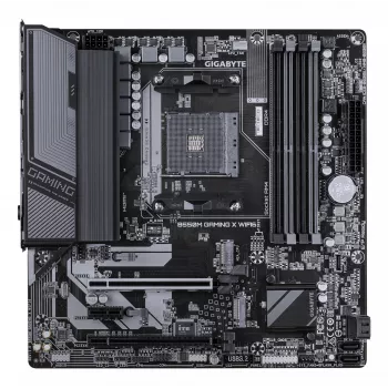 Scheda madre GIGABYTE B550M GAMING X WIFI6 - CPU AMD Ryzen 5000, VRM 5+3 fasi, fino a 3200 MHz DDR4, 1xPCIe 4.0 + 1xPCIe 3.0 M.2, Wi-Fi 6, 1GbE LAN, USB 3.2 Gen 1