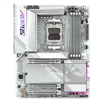 Scheda madre GIGABYTE X870E AORUS ELITE WIFI7 ICE - supporta CPU AMD Ryzen 9000, VRM digitale 16+2+2 fasi, fino a 8200Hz DDR5 (OC), 3xPCIe 5.0 + 1xPCIe 4.0, Wi-Fi 7, 2.5GbE LAN, USB 4