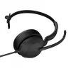 Jabra Evolve2 50 Headset con filo fascia ufficio/call center USB Type-C / USB Type-A Bluetooth nero