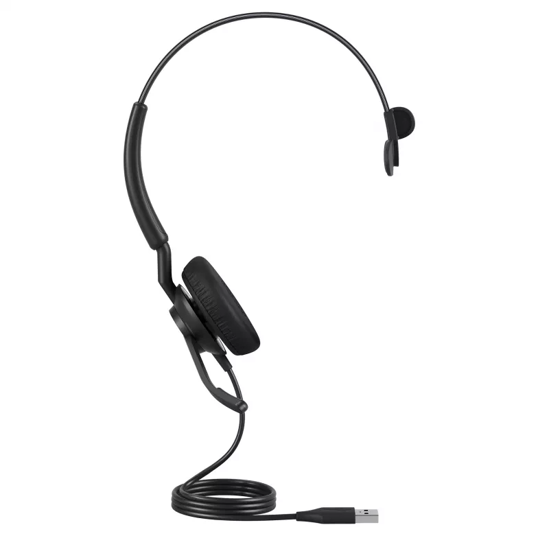 Jabra Engage 40 - (Inline Link) USB-C/A MS Mono, con filo, ufficio/call center, 45 g, Headset, nero