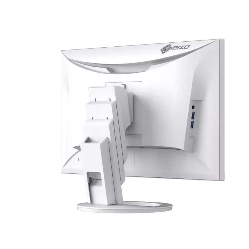 Monitor EIZO EV2480-WT 24 pollici IPS LED Full HD 1920x1080, 5 ms, 60 Hz, DVI-D/HDMI/DisplayPort, hub USB, VESA, bianco