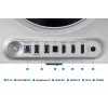 Samsung G60SD Monitor per computer 68,6 cm (27 pollici) 2560 x 1440 Pixel Quad HD OLED argento