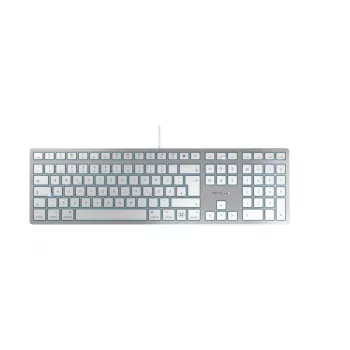 CHERRY KC 6000C FOR MAC Tastiera universale USB QWERTZ tedesco argento