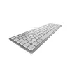 CHERRY KC 6000C FOR MAC Tastiera universale USB QWERTZ tedesco argento