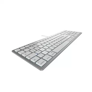 CHERRY KC 6000C FOR MAC Tastiera universale USB QWERTZ tedesco argento