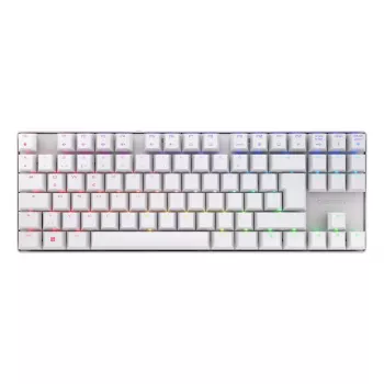 Tastiera da gaming CHERRY MX 8.2 TKL Wireless RGB USB + RF wireless + Bluetooth QWERTZ tedesca bianca