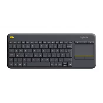 LOGITECH tastiera wireless touch K400 Plus - nero - spagnolo Qwerty