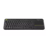 LOGITECH tastiera wireless touch K400 Plus - nero - spagnolo Qwerty