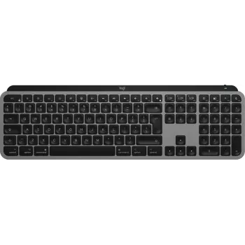 Tastiera Logitech MX Keys S for Mac Wireless Bluetooth QWERTY Alluminio Nero
