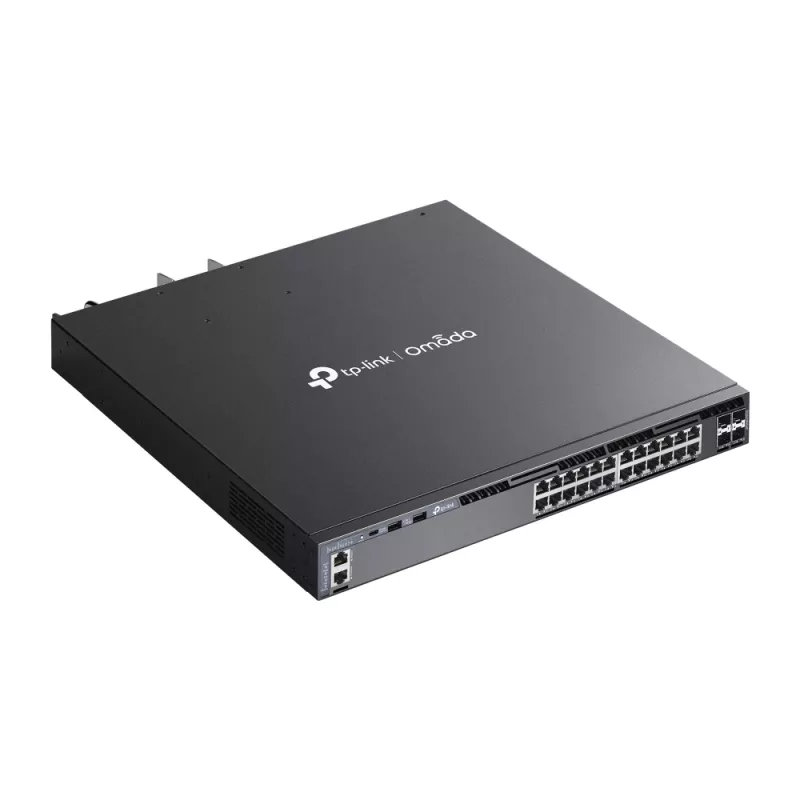 TP-Link Omada switch managed L3 stackable 24 porte Gigabit PoE+ con 4 slot 10G