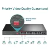 TP-Link switch unmanaged PoE+ 24 porte 10/100Mbps + 2 porte Gigabit