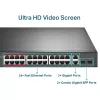 TP-Link switch unmanaged PoE+ 24 porte 10/100Mbps + 2 porte Gigabit