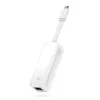 TP-Link UE330C Hub USB-C con 3 porte USB 3.0 e Gigabit Ethernet, bianco