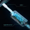 TP-Link UE330C Hub USB-C con 3 porte USB 3.0 e Gigabit Ethernet, bianco