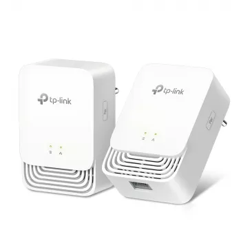 TP-Link G.hn1200 Powerline Kit, 607 Mbit/s, Gigabit Ethernet, 10,100,1000 Mbit/s, HomePlug AV2, 300 m, bianco