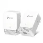 TP-Link G.hn1200 Powerline Kit, 607 Mbit/s, Gigabit Ethernet, 10,100,1000 Mbit/s, HomePlug AV2, 300 m, bianco