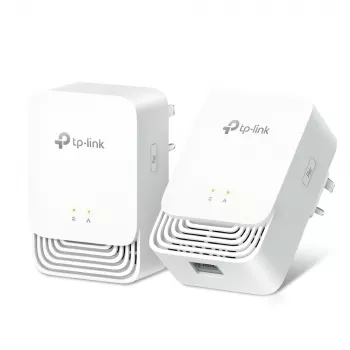 TP-Link G.hn1200 Powerline Kit, 607 Mbit/s, Gigabit Ethernet, 10,100,1000 Mbit/s, HomePlug AV2, 300 m, bianco
