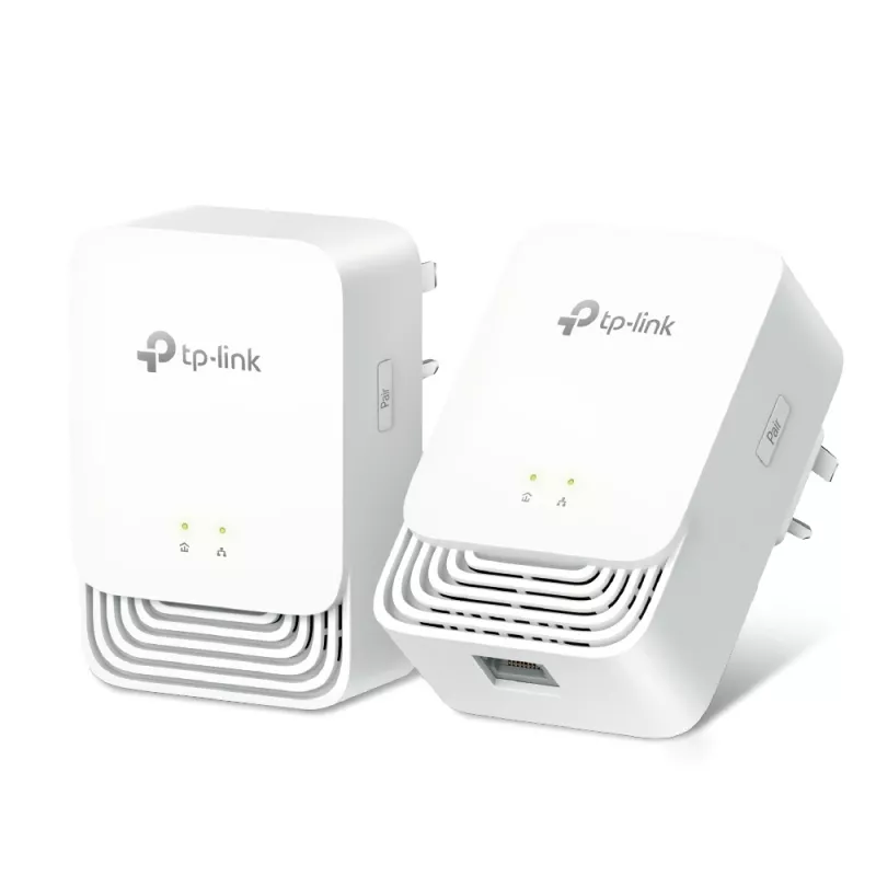 TP-Link G.hn1200 Powerline Kit, 607 Mbit/s, Gigabit Ethernet, 10,100,1000 Mbit/s, HomePlug AV2, 300 m, bianco