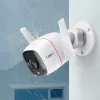 TP-Link Tapo telecamera di sicurezza Wi-Fi da esterno, telecamera di sicurezza IP, esterno, con filo e senza fili, Amazon Alexa e Google Assistant, CE, soffitto/parete