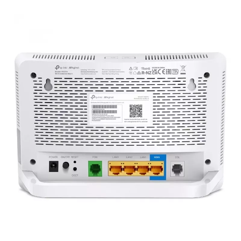 TP-Link Wi-Fi 6 Internet Box 4 router WLAN Gigabit Ethernet dual-band (2,4 GHz / 5 GHz) bianco