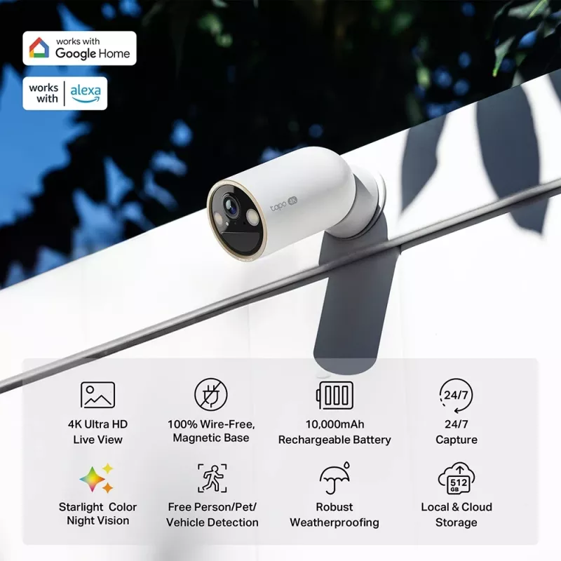 Telecamera di videosorveglianza IP TP-Link Tapo C460 3840 x 2160 Pixel