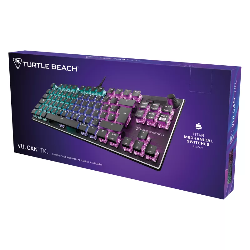 Turtle Beach Vulcan TKL Tastiera gaming USB QWERTZ tedesco nero