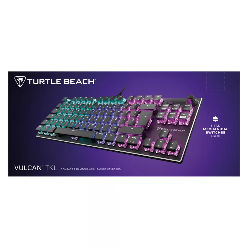 Turtle Beach Vulcan TKL Tastiera gaming USB QWERTZ tedesco nero