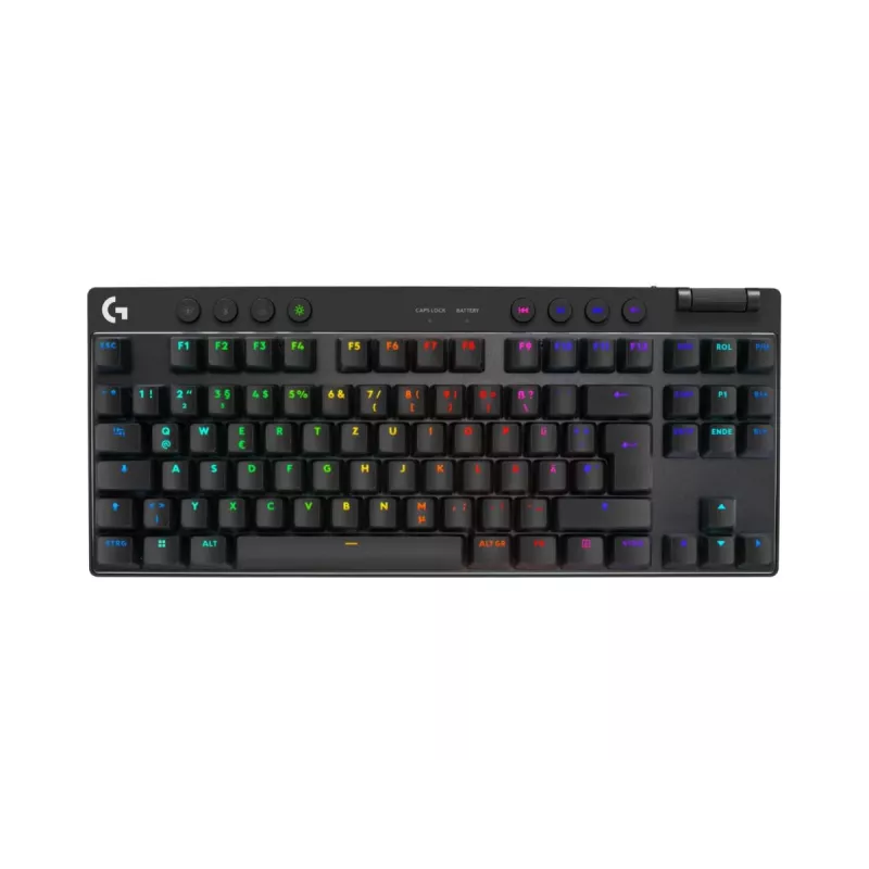 Tastiera gaming LOGITECH G Pro X TKL Lightspeed - Bluetooth - nero tedesco - Qwertz - Tactile