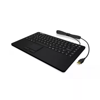 Tastiera KeySonic KSK-3230IN (DE) universale USB QWERTZ tedesco nero