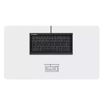 Tastiera KeySonic KSK-3011ELC (DE) home USB QWERTZ tedesco nero