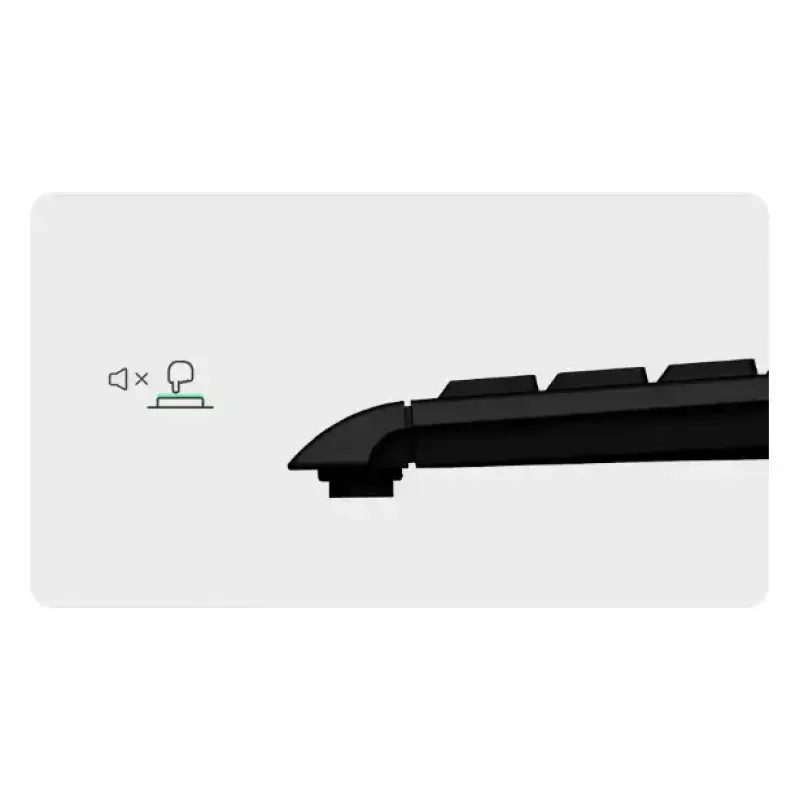 Tastiera KeySonic KSK-3011ELC (DE) home USB QWERTZ tedesco nero