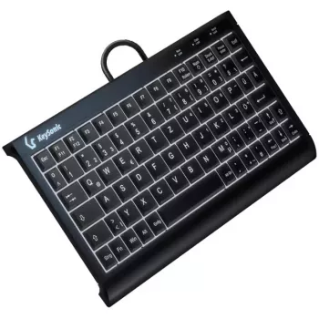 Tastiera KeySonic KSK-3011ELC (DE) home USB QWERTZ tedesco nero