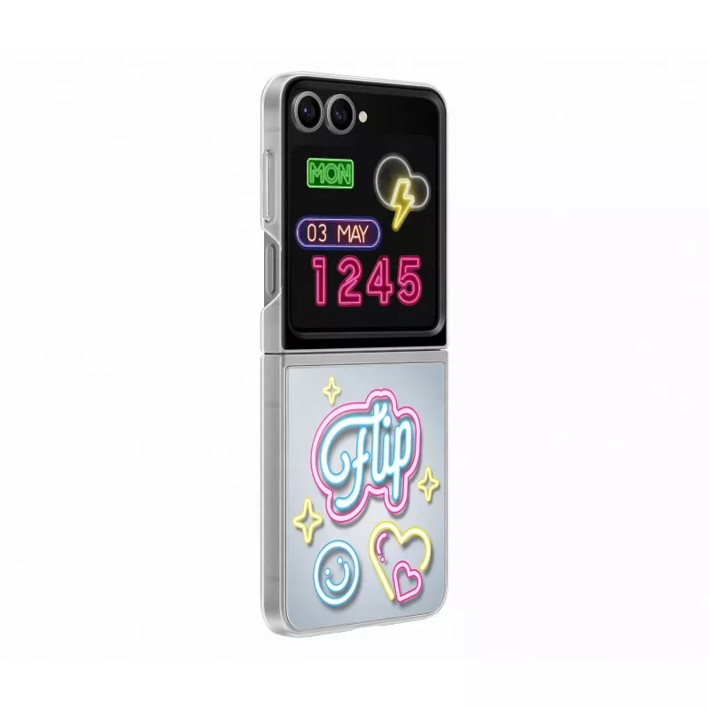 Custodia per cellulare Samsung EF-ZF741CTEGWW 17 cm (6.7 pollici) cover trasparente