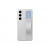Cover Samsung Galaxy S24 FE Monochromatic grigio con supporto da tavolo