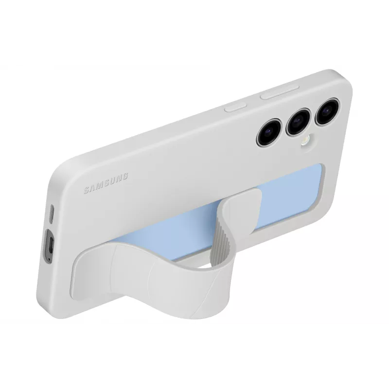 Cover Samsung Galaxy S24 FE Monochromatic grigio con supporto da tavolo