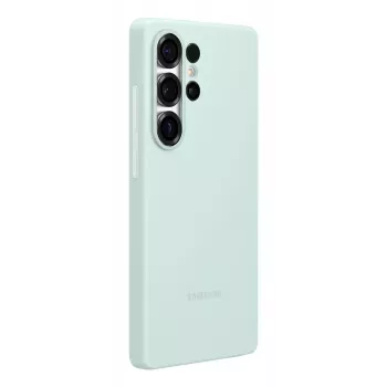Custodia in silicone Samsung Galaxy S25 Ultra color menta