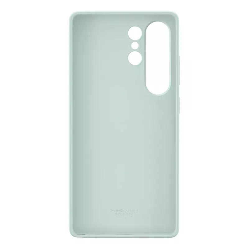 Custodia in silicone Samsung Galaxy S25 Ultra color menta