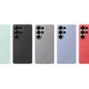 Custodia in silicone Samsung Galaxy S25 Ultra color menta